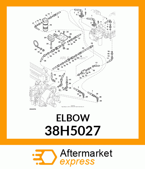 ADJ STUD ELBOW (SDE), ORFS 38H5027