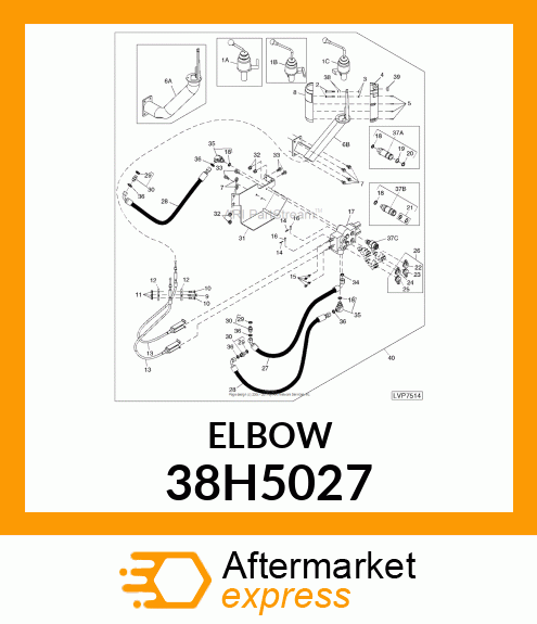 ADJ STUD ELBOW (SDE), ORFS 38H5027