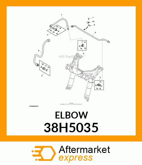 ADJ STUD ELBOW (SDE), ORFS 38H5035