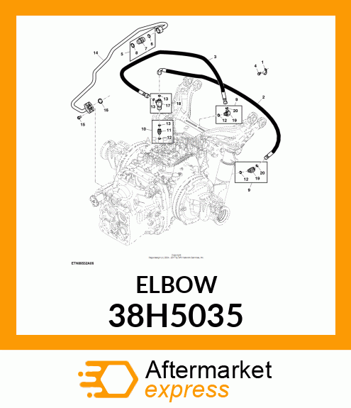 ADJ STUD ELBOW (SDE), ORFS 38H5035