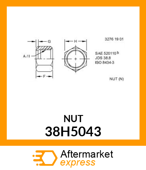 NUT, O 38H5043