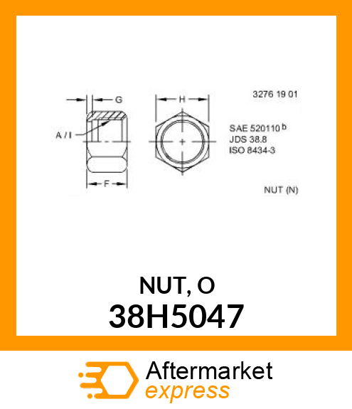 NUT, O 38H5047