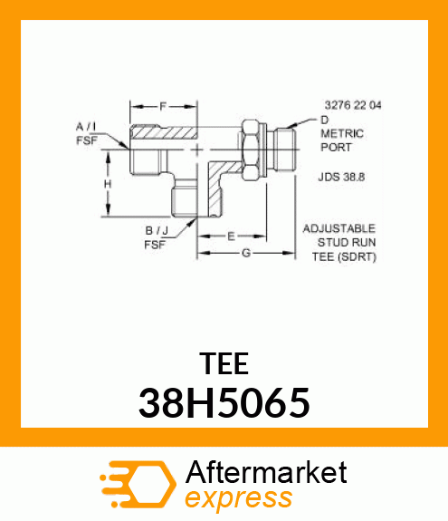 ADJ STUD RUN TEE (SDRT), ORFS 38H5065