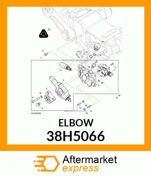 ADJ STUD ELBOW (SDE), ORFS 38H5066