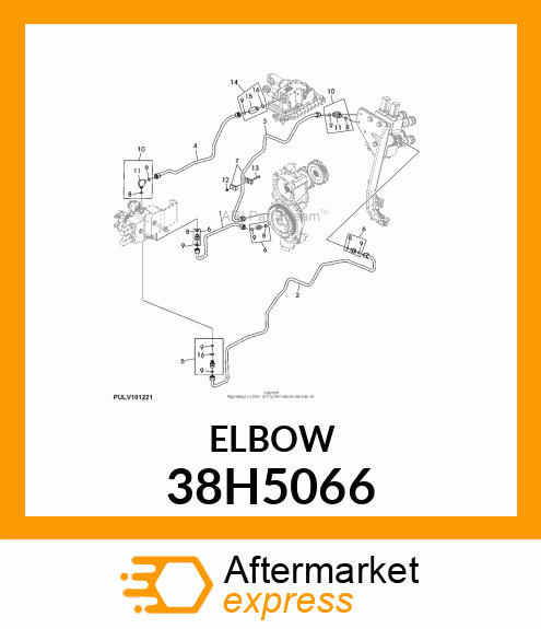 ADJ STUD ELBOW (SDE), ORFS 38H5066