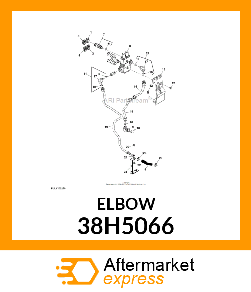 ADJ STUD ELBOW (SDE), ORFS 38H5066