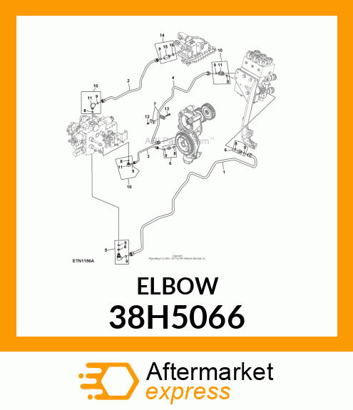 ADJ STUD ELBOW (SDE), ORFS 38H5066