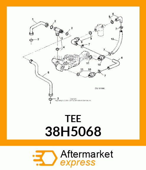 ADJ STUD BRANCH TEE (SDBT), ORFS 38H5068