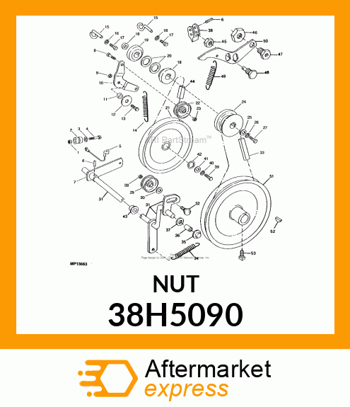 BULKHEAD LOCKNUT (BHLN) ORFS 38H5090