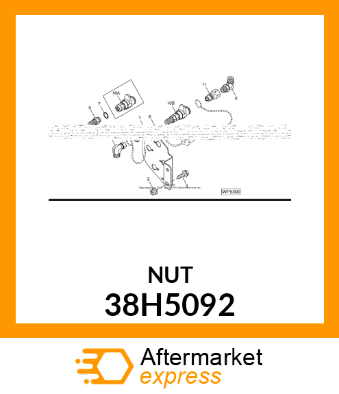 BULKHEAD LOCKNUT (BHLN) ORFS 38H5092