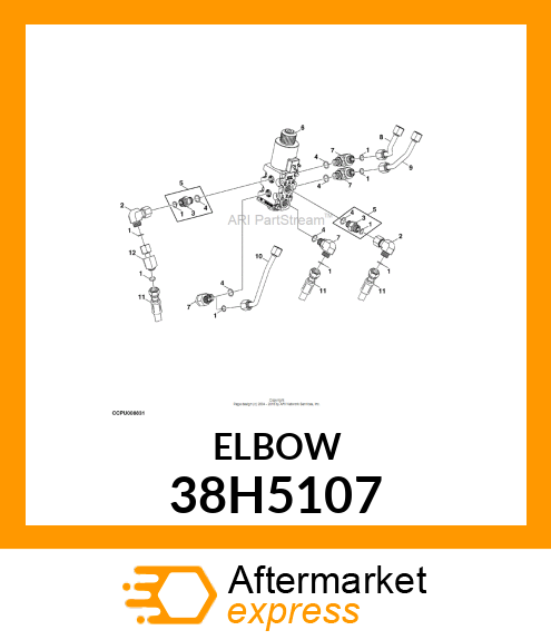 90 DEG SWIVEL ELBOW (SWE) ORFS 38H5107