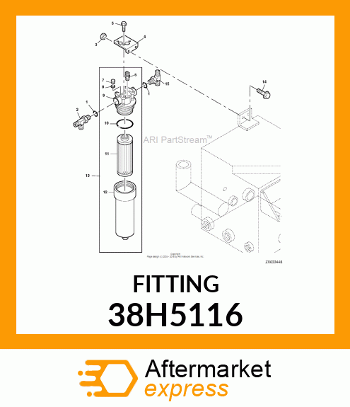 ADJ STUD BRANCH TEE (SDBT), ORFS 38H5116