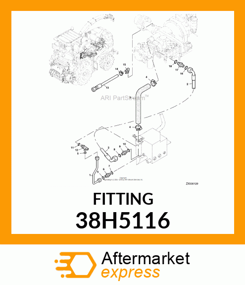 ADJ STUD BRANCH TEE (SDBT), ORFS 38H5116