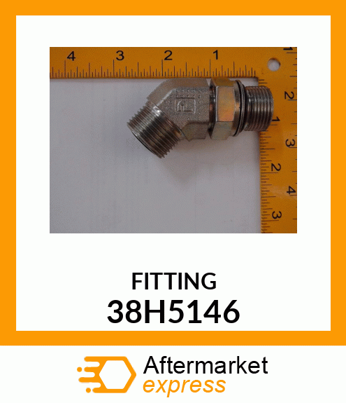 45 DEG ADJ STUD ELBOW (SDE45), ORFS 38H5146