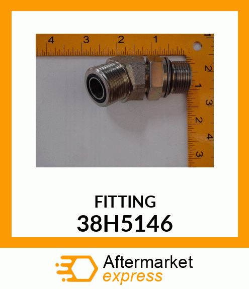 45 DEG ADJ STUD ELBOW (SDE45), ORFS 38H5146