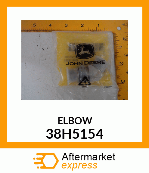 45 DEG ADJ STUD ELBOW (SDE45), ORFS 38H5154