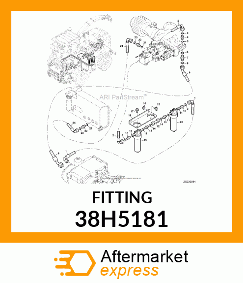 STUD STRAIGHT (SDS), ORFS 38H5181