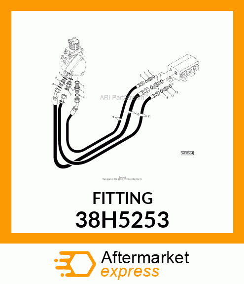 STUD STRAIGHT (SDS), ORFS 38H5253