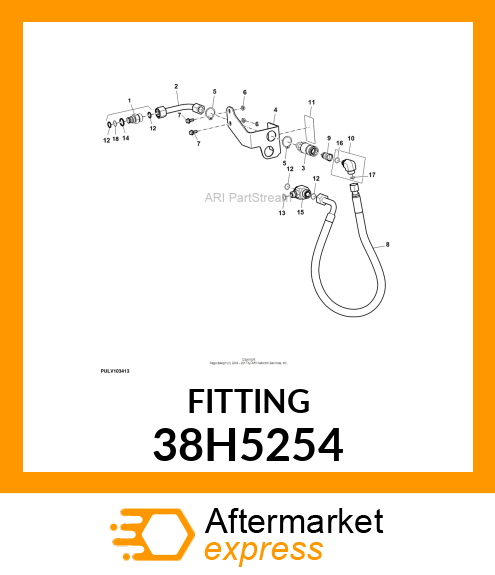 ADJ STUD BRANCH TEE (SDBT), ORFS 38H5254