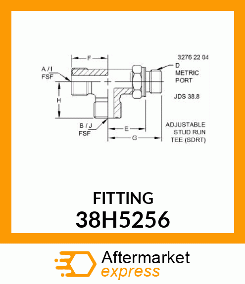 ADJ STUD RUN TEE (SDRT), ORFS 38H5256