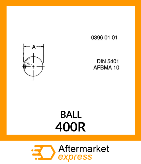 BALL, STEEL 400R