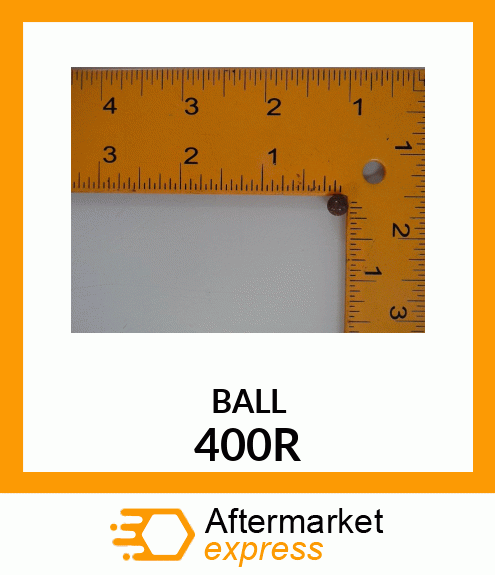 BALL, STEEL 400R