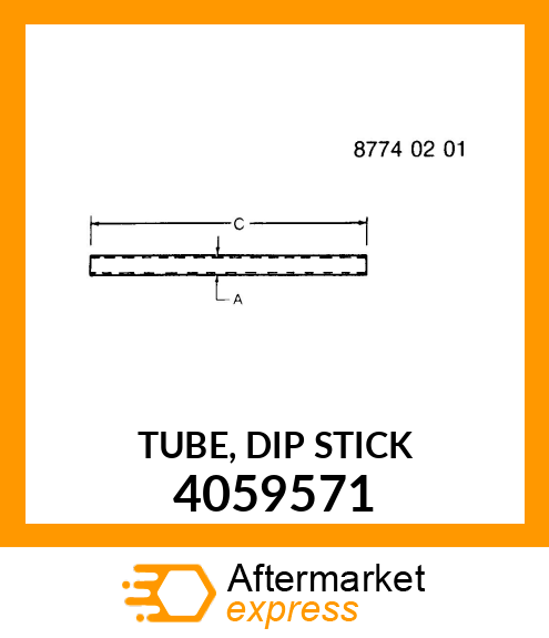 TUBE, DIP STICK 4059571