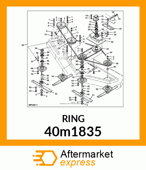 RING, EXTERNAL SNAP 40m1835