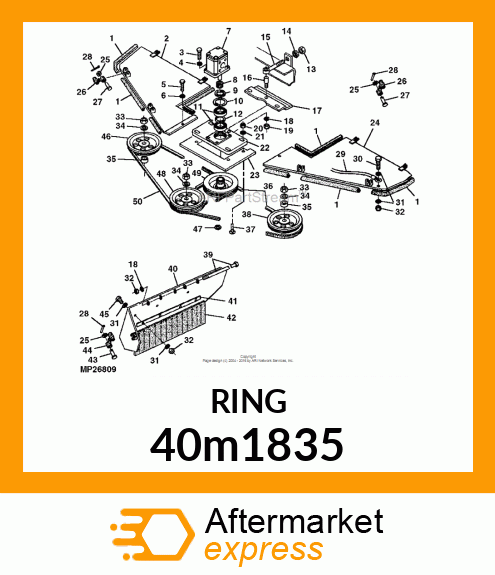 RING, EXTERNAL SNAP 40m1835