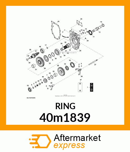 RING, EXTERNAL SNAP 40M1839