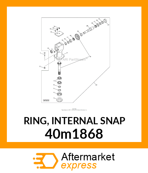 RING, INTERNAL SNAP 40m1868