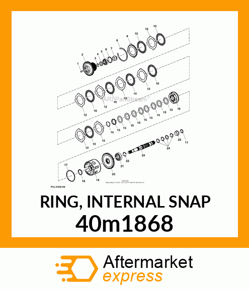 RING, INTERNAL SNAP 40m1868