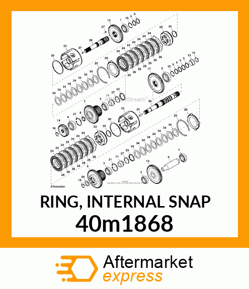 RING, INTERNAL SNAP 40m1868