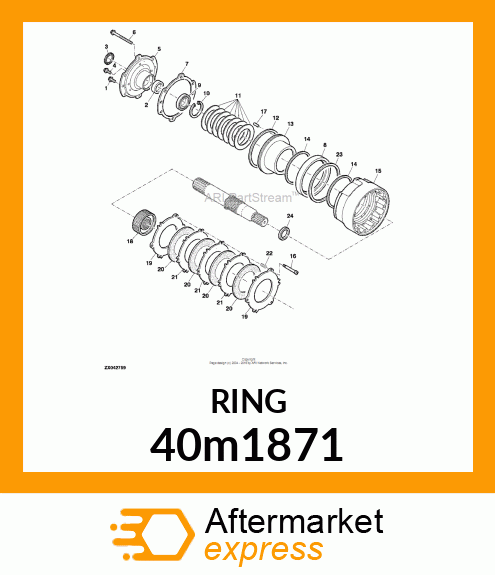 RING, INTERNAL SNAP 40m1871