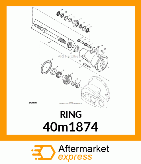 RING, INTERNAL SNAP 40m1874