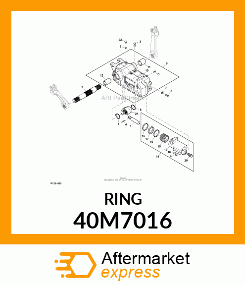 RING, EXTERNAL SNAP 40M7016