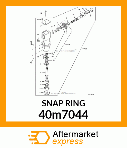 RING, INTERNAL SNAP 40m7044