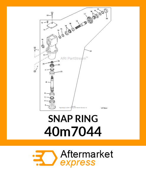 RING, INTERNAL SNAP 40m7044