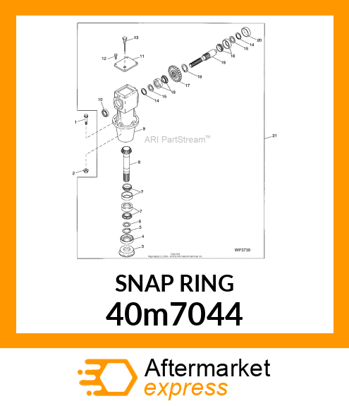 RING, INTERNAL SNAP 40m7044