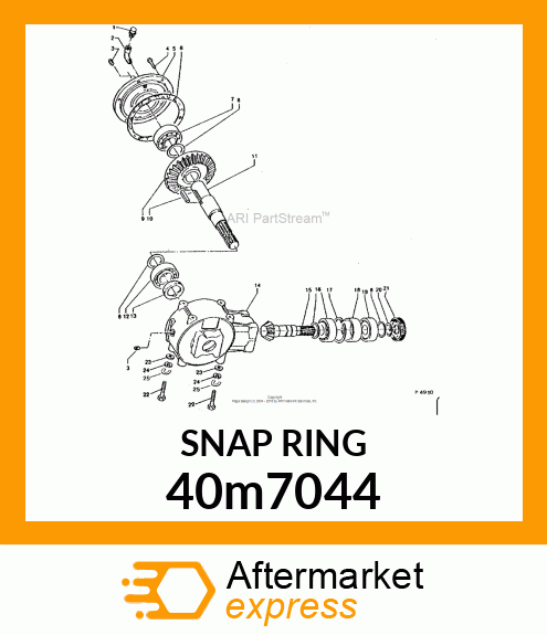 RING, INTERNAL SNAP 40m7044