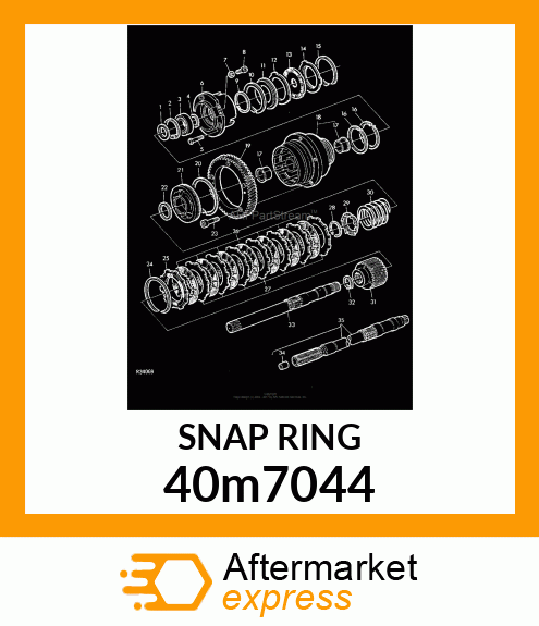 RING, INTERNAL SNAP 40m7044