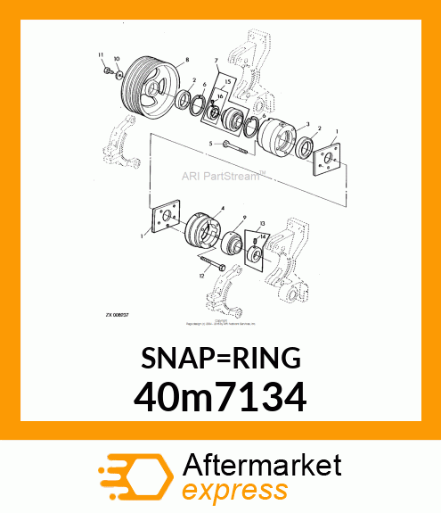 RING, INTERNAL SNAP 40m7134