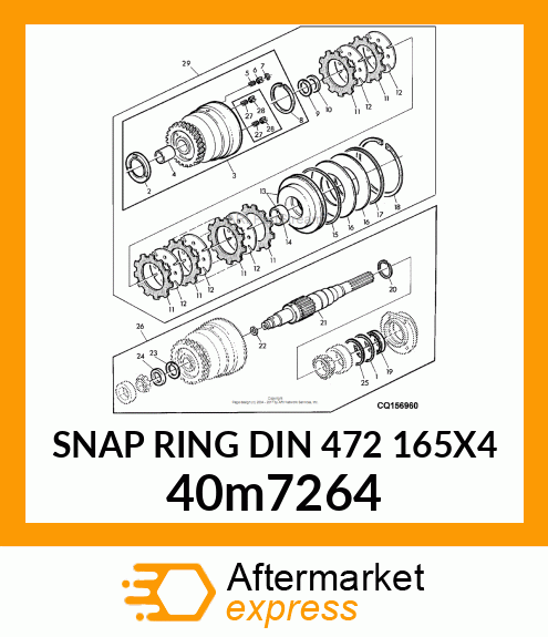 SNAP RING DIN 472 165X4 40m7264