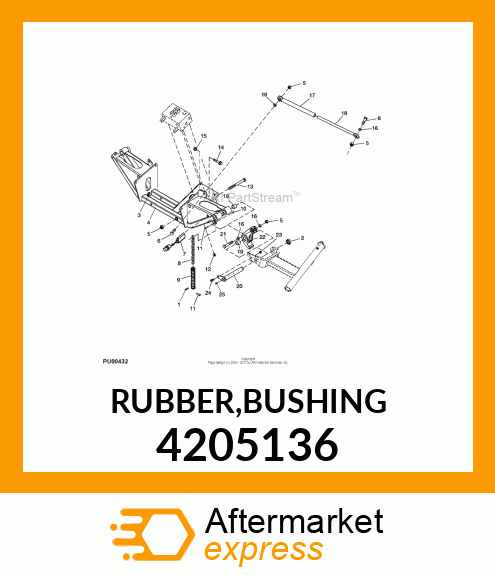 RUBBER,BUSHING 4205136