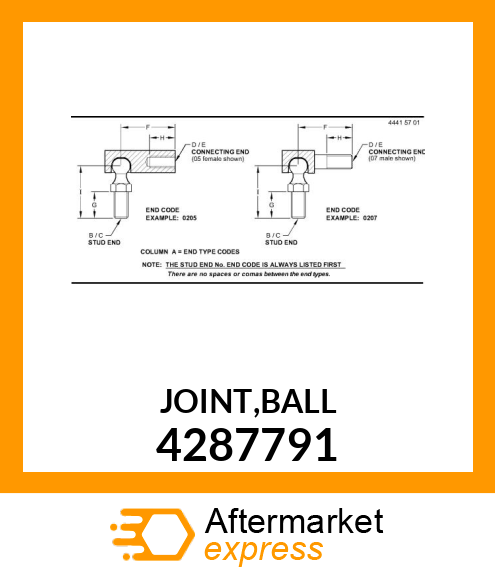 JOINT,BALL 4287791