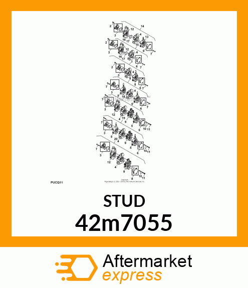 STUD DIN835 42m7055