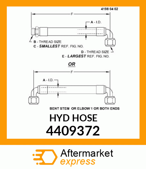 HYD HOSE 4409372