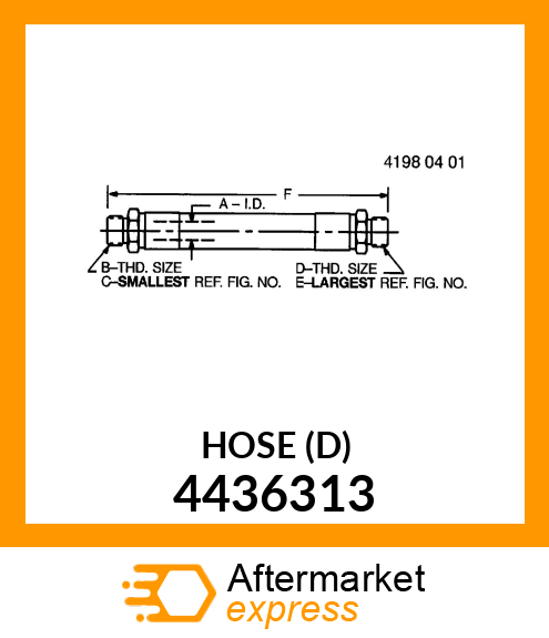 HOSE (D) 4436313