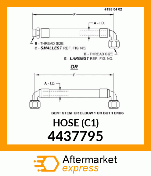 HOSE (C1) 4437795