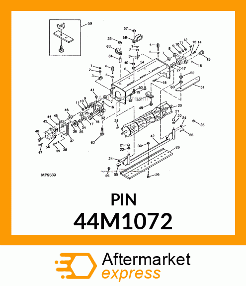 PIN, STRAIGHT, CHAMFERED ENDS 44M1072